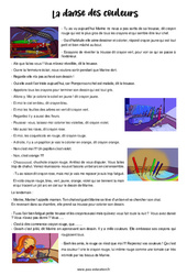 La danse des couleurs – Ce1 – Ce2 – Récit – Lecture - PDF à imprimer