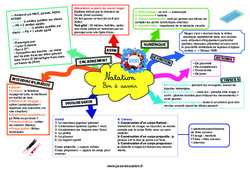 Natation (bon à savoir) - Carte mentale CRPE 2025 - PDF à imprimer