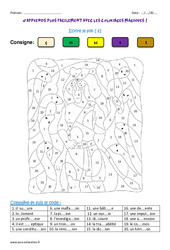 Le son s - Cm2 - Coloriage magique - PDF à imprimer