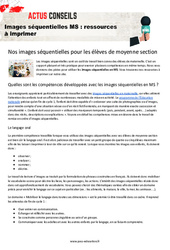 Images séquentielles MS : ressources à imprimer