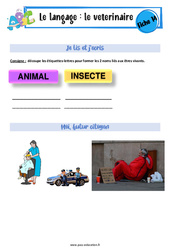 Le vétérinaire - MS - GS - Langage - Expression orale - EMC - PDF à imprimer