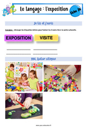L'exposition - MS - GS - Langage - Expression orale - EMC - PDF à imprimer