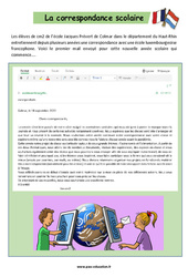 La correspondance scolaire (la lettre de demande) – Cm2 - Injonctif / Ecrits fonctionnels - PDF à imprimer