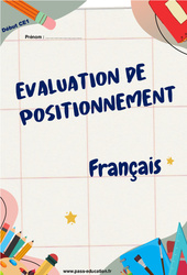 Evaluation diagnostique de début d'année - CE1 - Français - Cycle 2