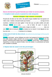 L'arbre aux singes – Ce1 – Atelier « Œil de lynx » en libre téléchargement - PDF à imprimer