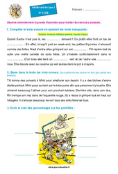 Les souris – Ce2 – Atelier « Œil de lynx » - PDF à imprimer