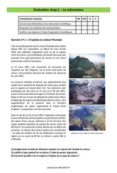 Le volcanisme - 4ème - Evaluation avec les corrigés