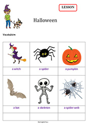 Halloween - Leçon d'anglais CP - CE1 - My English Pass - PDF gratuit à imprimer