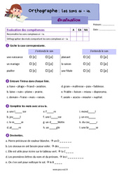 Les sons ia - ai – Évaluation d’orthographe pour le Ce2 - PDF à imprimer