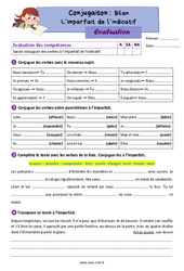 Imparfait de l’indicatif (Bilan) – Evaluation de conjugaison pour le cm2 - PDF à imprimer