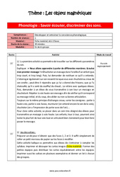 Phonologie – Les aimants – PS de maternelle – Séquence complète - PDF à imprimer