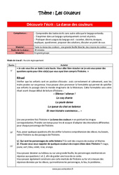 Découvrir l'écrit – Les couleurs - MS de maternelle – Séquence complète - PDF à imprimer