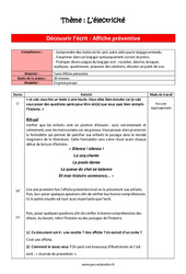 Découvrir l'écrit – L'électricité – MS de maternelle – Séquence complète - PDF à imprimer