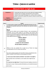 Découvrir l'écrit – Ombres et lumières – MS de maternelle – Séquence complète - PDF à imprimer