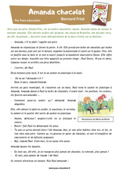 Le chocolat - Rallye lecture - Ce2 - PDF à imprimer
