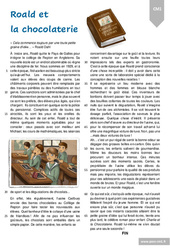 Roald et la chocolaterie – Cm1 – Récit – Lecture