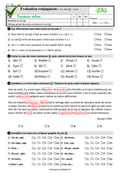 Le son [j] – (ye) au CE2 - Evaluation: QCM - Quiz  - PDF à imprimer