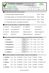 Le présent des verbes  en -ir (comme finir) au CE2 - Evaluation: QCM - Quiz - PDF à imprimer