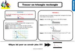 Tracer un triangle rectangle au Ce2 - Evaluation et bilan  avec le corrigé - PDF à imprimer
