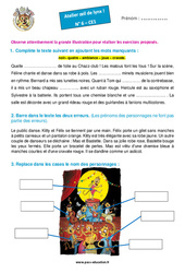 Chazz-club – Ce1 – Atelier « Œil de lynx » - PDF à imprimer