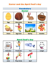Easter and the April Fool’s day (Stage) - Cours d'anglais CM2 - 6ème - My English Pass - PDF à imprimer
