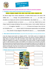 Halloween – Cm1 – Cm2 – Atelier « Œil de lynx » - PDF à imprimer