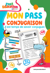 Mon Pass conjugaison - Fichier d'exercices adapté pour tous les niveaux de classe - PE Edition