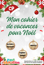 Noël - Cahier de vacances gratuit - CP - PDF à imprimer