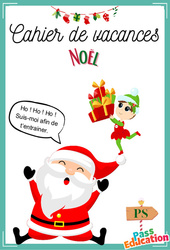Noël - Cahier de vacances gratuit - PS - Maternelle - PDF à imprimer