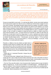 Les aventures de Pinocchio (Carlo Collodi) - 5ème - Littérature - PDF à imprimer