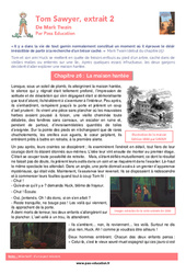 La maison hantée (Tom Sawyer) - 6ème - Lecture - PDF à imprimer