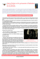 Un épouvantard dans la penderie (Harry Potter) - 6ème - Lecture - PDF à imprimer
