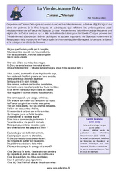 La Vie de Jeanne D’Arc (Casimir Delavigne) - 5ème - Littérature - PDF à imprimer