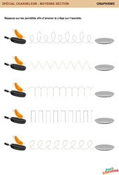 Chandeleur - Graphisme - MS - Moyenne section - Maternelle - PDF à imprimer