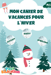 Hiver – Cahier de vacances – MS – Maternelle - PDF à imprimer