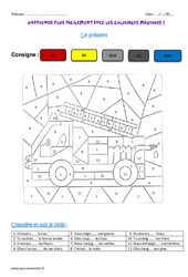 Présent - Ce1 - Coloriage magique - PDF à imprimer