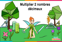 Multiplier 2 nombres décimaux - Cm1 - Cm2 - 6ème - Vidéo La Fée des Maths - PDF à imprimer