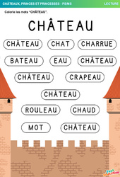 Château - Lecture - PS - MS - Maternelle - PDF à imprimer