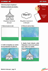 Chapiteau (cirque) - Graphisme / Art visuel - Maternelle - Moyenne section - MS - PDF à imprimer