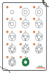 Noël - GS – CP – CE1- Apprendre à dessiner - PDF à imprimer