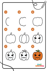 Automne - PS – MS – GS - Maternelle - Dessins à étapes - PDF à imprimer