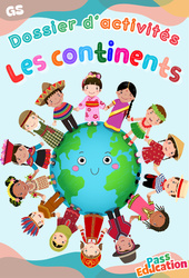 Les continents - GS - Dossier d'activités - Maternelle - PDF à imprimer