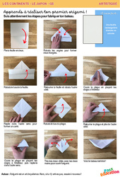 Bateau - Origami – Artistique – GS – Maternelle - PDF à imprimer