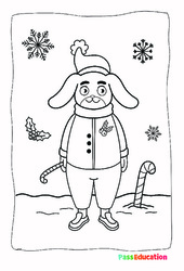 Aujourd'hui, c'est Noël - CP - CE1 - Coloriage - PDF à imprimer