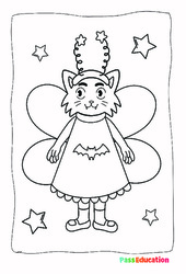 Reine des chats - CP - CE1 - Coloriage - PDF à imprimer