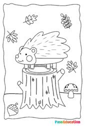 Automne - GS - CP - CE1 - Coloriage - PDF à imprimer