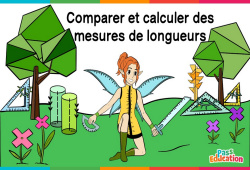 Exercices en ligne : Comparer et calculer des mesures de longueurs - Cm1 - Cm2 - 6ème - Vidéo La Fée des Maths