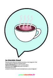 Le chocolat chaud - Poster - Activité respiration du CP au CM2 - PDF à imprimer