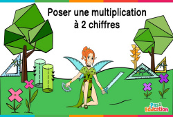 Poser une multiplication à 2 chiffres - 6ème - Vidéo La Fée des Maths