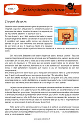 Le babysitting de la terreur - 6ème - Littérature - PDF à imprimer